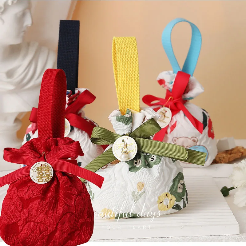 Flannel Candy Bag for Baby Wedding Gift