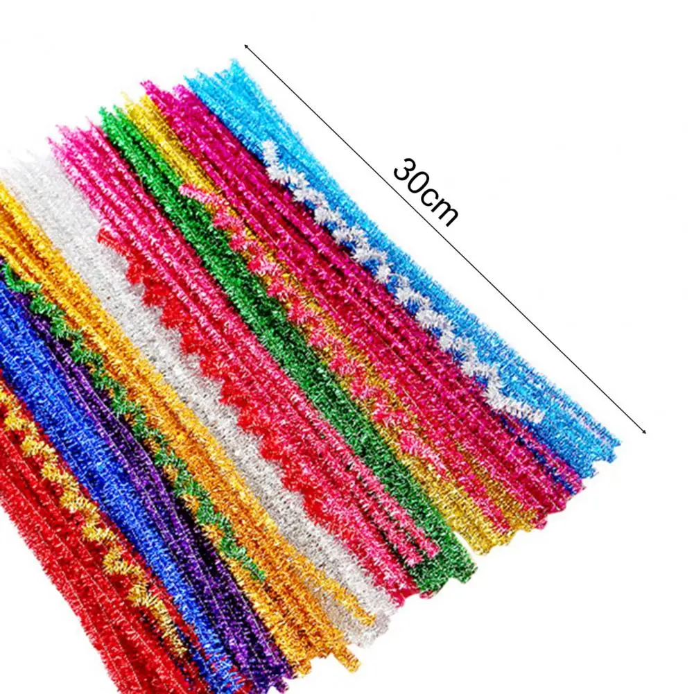 1 Set Pipe Cleaners Kindergarten Projects Twisting Sticks DIY Fluffy Flower  Miniature Model Craft Material Kids Chenille Stem - AliExpress