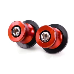Motorcycle Swingarm Spools Stands Screw Sliders for Kawasaki Ninja Series and Z Models (10mm - Red)