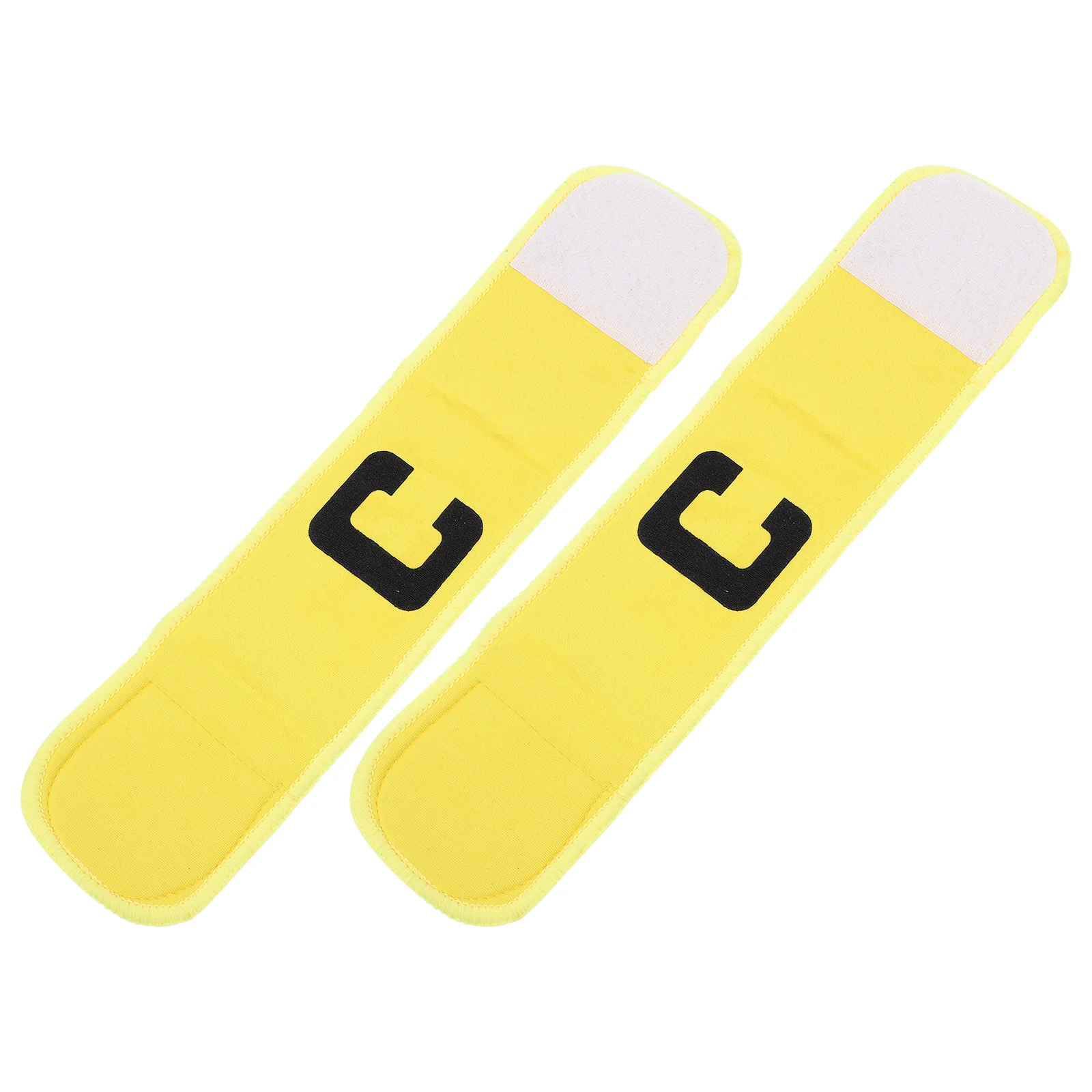 

2 Pcs Captain Armband Portable Elastic Professional Football Supply Accessory Major Multi-function Soccer
