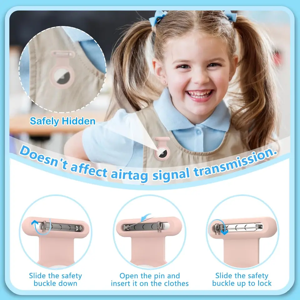 Lot De 4 étuis Cachés Pour Airtag – Support Enfant, Tracker GPS Lulaven