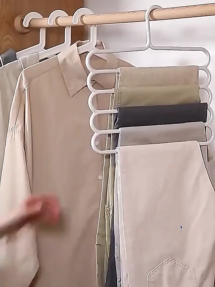 Hanger Plastic 5 Layer (Random Color) | Daraz.com.np