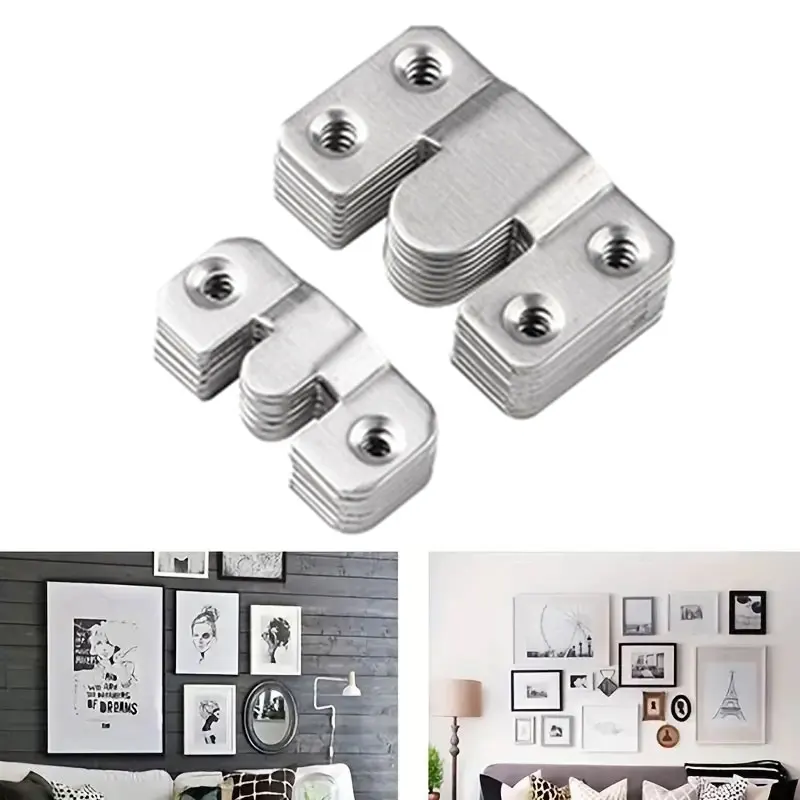 Picture Frame Hangers 5Pairs Flush Mount