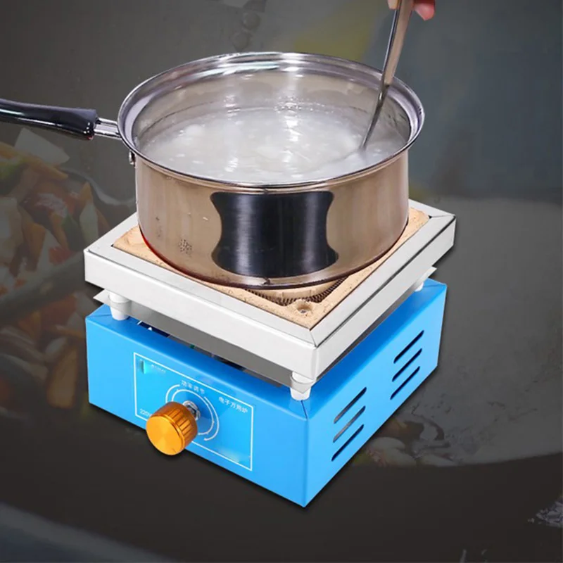 220V Kitchen Lab mini Electric stove electric household furnace thermostat hot milk cooker travel Hot Plate Hot Cook Heater 4