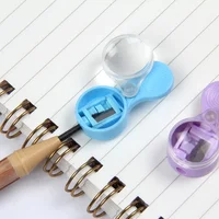 Mini Pencil Sharpener for 2.0mm Mechanical Pencil Thick Pencil Lead Sharpener External Storage for Easy Student Stationery Tools 2