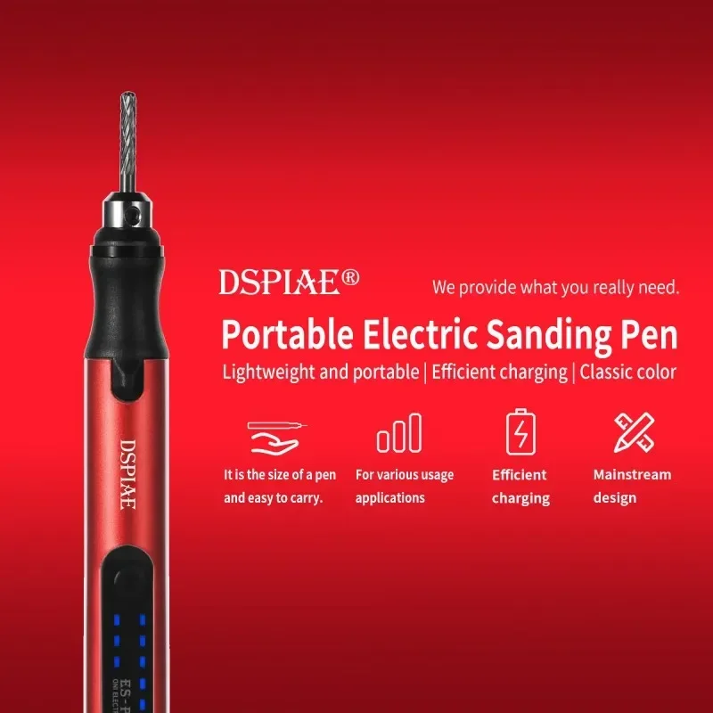 DSPIAE ES-P Mini Electric Grinding Pen Portable Model Making Tools Drilling Polishing for Model Kit Tools Hobby DIY