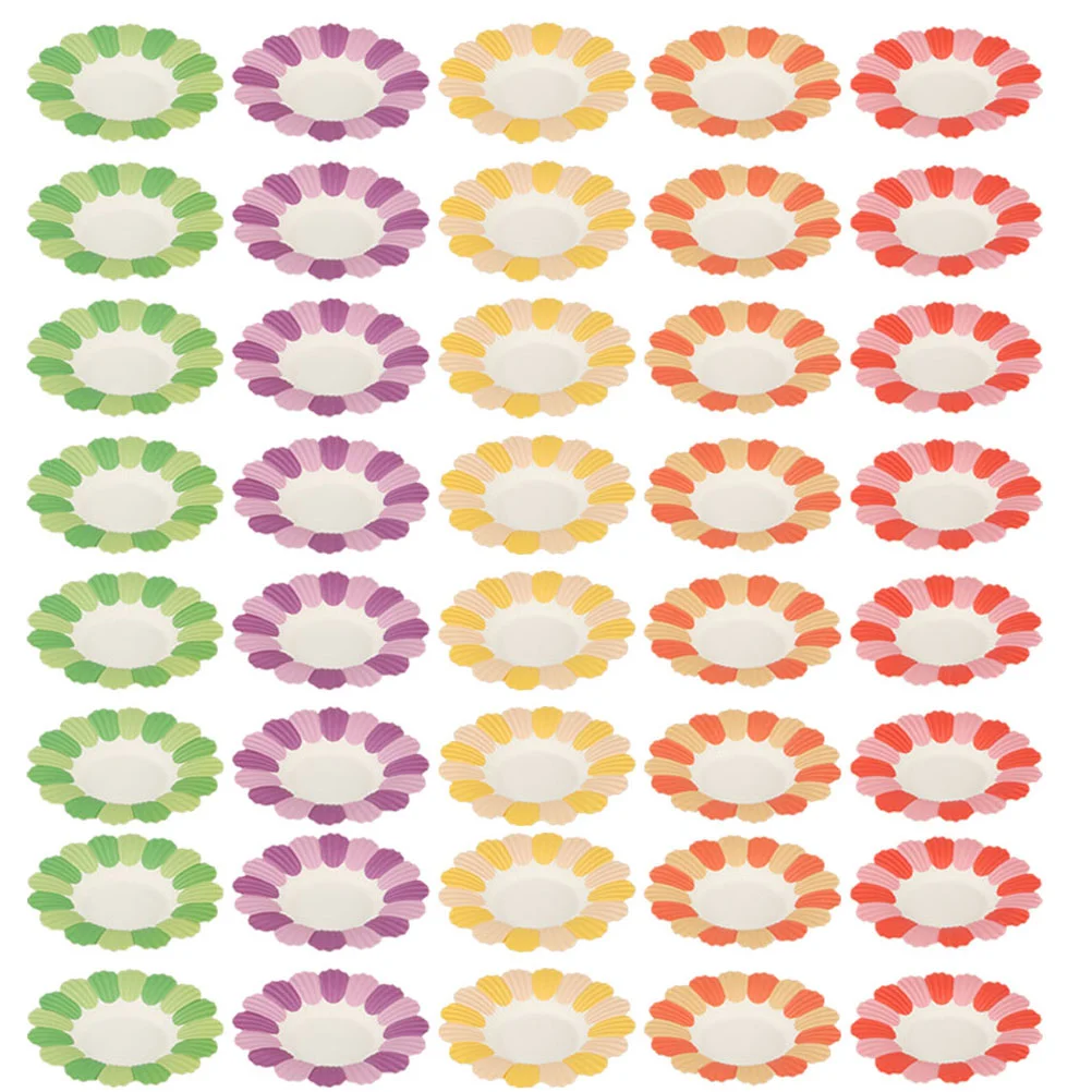 

100pcs Disposable Paper Dinner Tableware Disposable Food Serving Plate Paper Plates