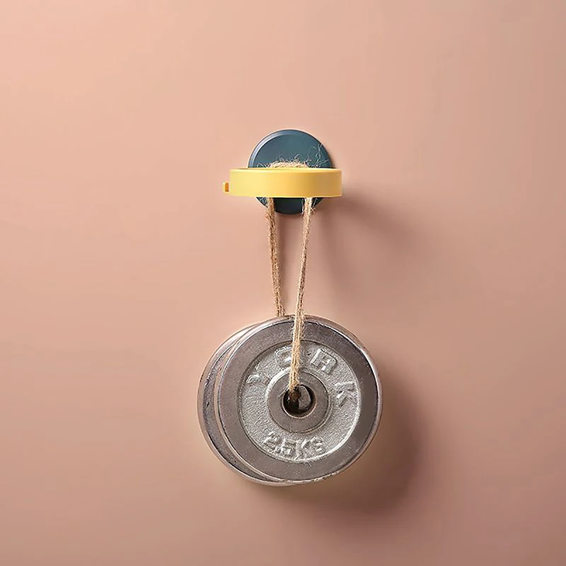 Bathroom No Drilling Wire Hanger Strong Adhesive Storage Hair Dryer Holder Wall Mounted Shelf With Strong Back Glue Straightener