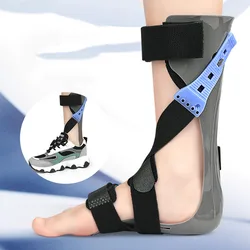 Adjustable Medical AFO Foot Drop Brace-Ankle Foot Orthosis Drop Foot Stabilizer Support for Walking with Shoe