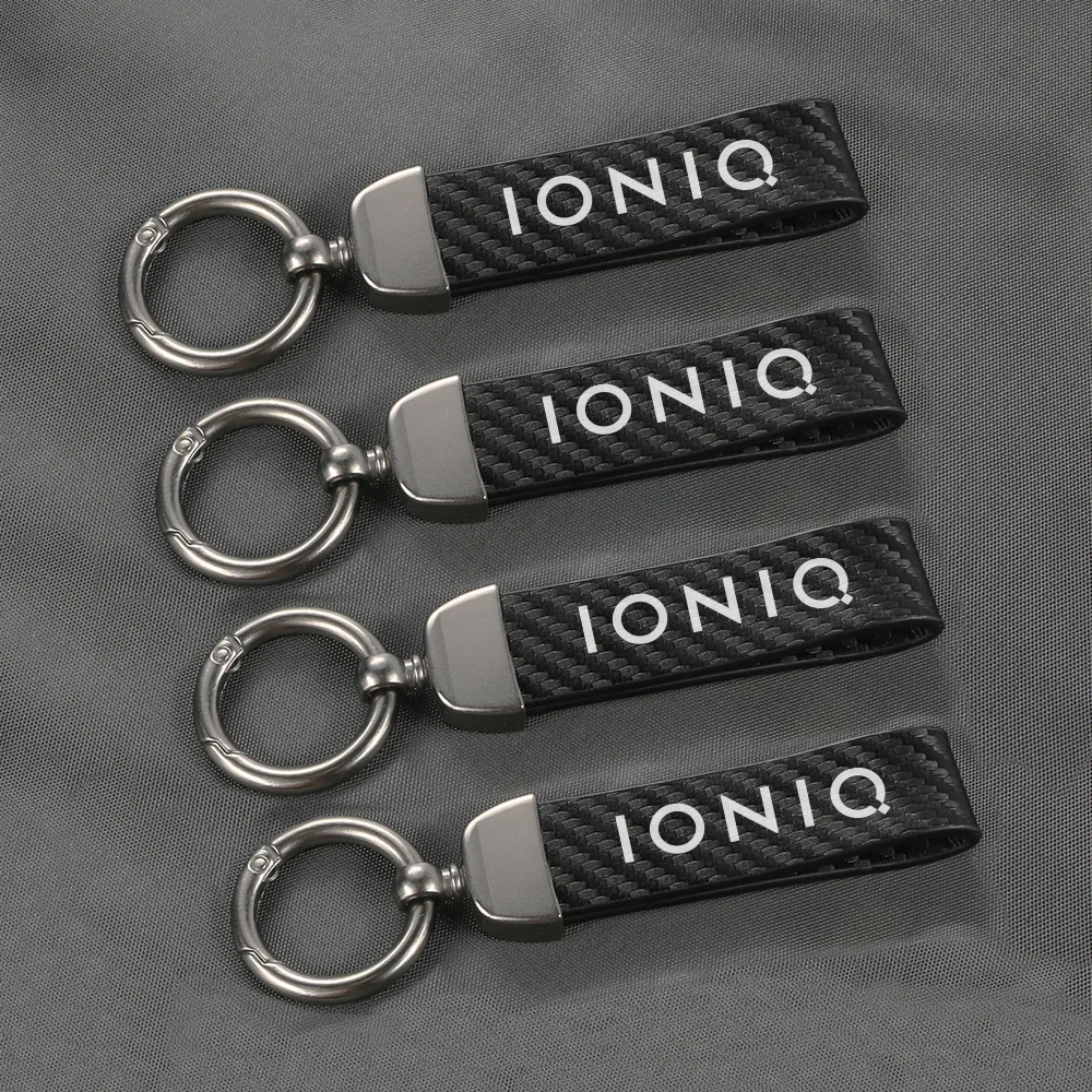 Carbon Fiber Pattern Auto Key Holder & Keychain Creative Styling Accessories