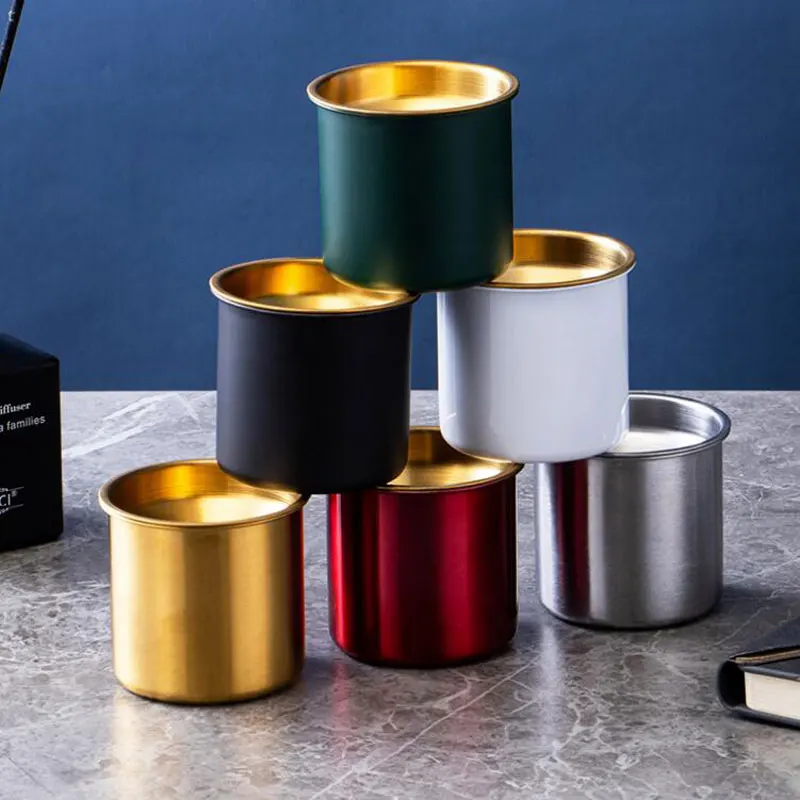 Detachable Metal Stainless Steel Ashtray Creative Funnel Windproof Car Ashtray Cup Living Room Anti-fly Ash Office Home Decor