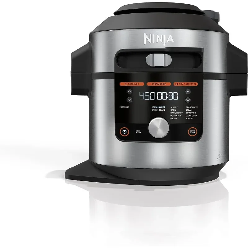 Description Picture 2 of itemNinja OL601 Foodi XL 8 Qt. Pressure Cooker Steam Fryer with SmartLid, 14-in-1 that Air Fries, Bakes & More with 3-Layer Capacity