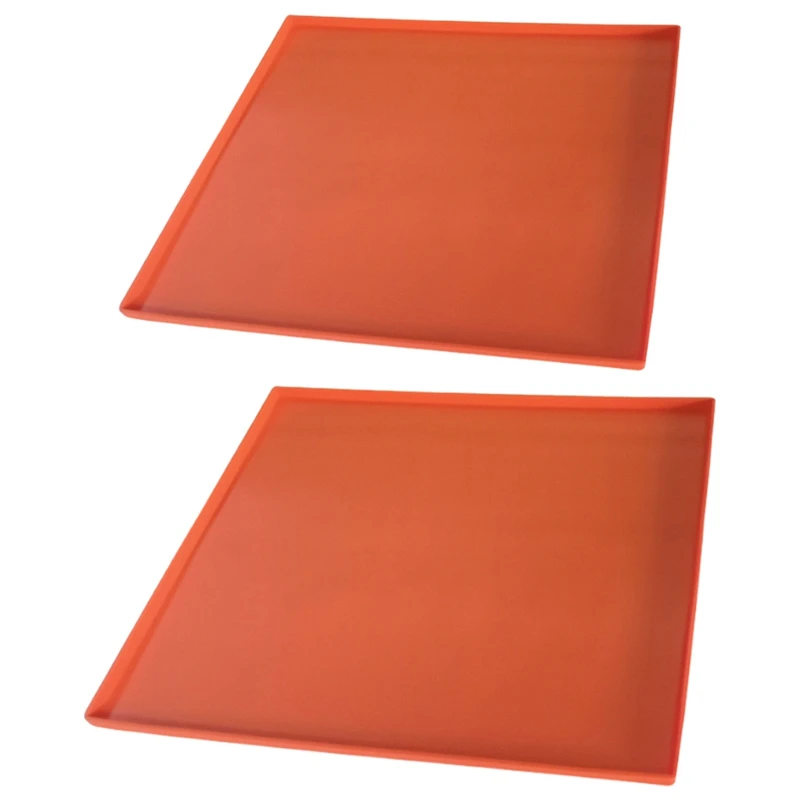 28Inch Protective Cover Mats Griddle Top Covers Griddle Cover Silicone For Blackstone Protector -Orange