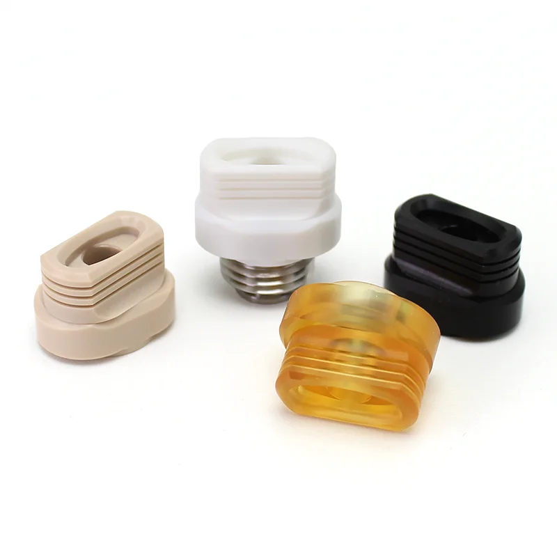 

4 in 1 PRC Quantum Drip II Drip Tips For BB Mod Billet Box 316 SS Black Pom + White Pet + PEEK + Ultem 510 Mouthpiece SXK Style