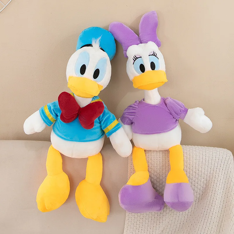 

65cm Donald Duck Daisy Doll Plush Toy Soft Plush Pp Cotton Stuffed Cute Cute Disney Doll Doll Throw Pillow Couple Birthday Gift