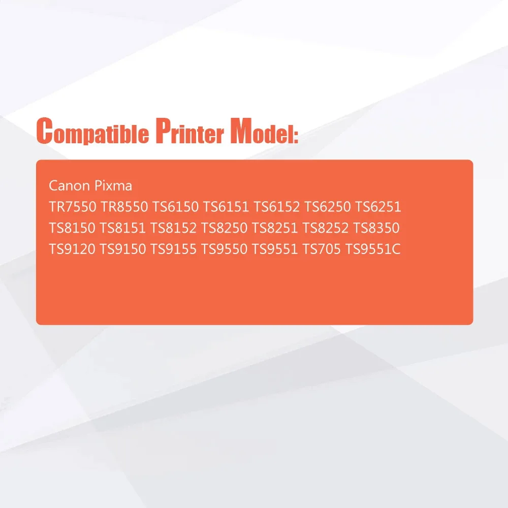 For 580 581 PGI-580 CLI-581 PGI580 580XL ink cartridge For PIXMA TR7550 TR8550