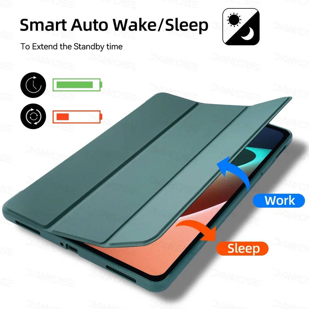 Premium Magnetic Charging Auto Wake-Up Tablet Cover