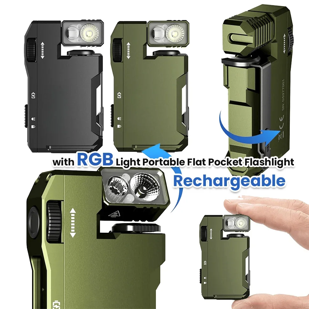 G5 EDC Mini Flashlight - 400LM Type-C Rechargeable Pocket Light