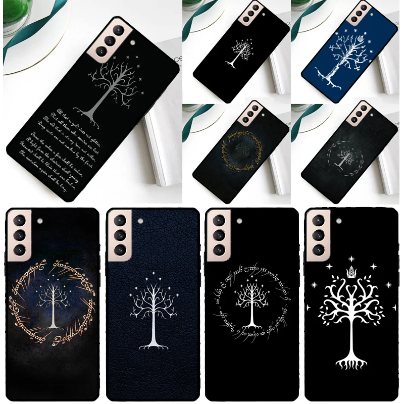 Coque de téléphone motif arbre Gondor Lotrs, étui pour Samsung Galaxy S23 S22 Ultra S21 S20 FE Note 10 20 Ultra S8 S9 S10 Plus