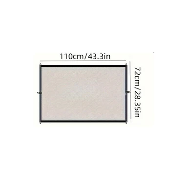 Foldable Mesh Dog Safety Gate with Hooks 1