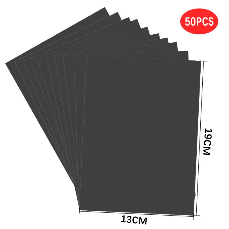 50pcs Laser Engraver Magic Color Rainbow Scratch Card Art Paper 13cmx19cm Random Color For Laser Engraving TTS DIY Drawing Gift