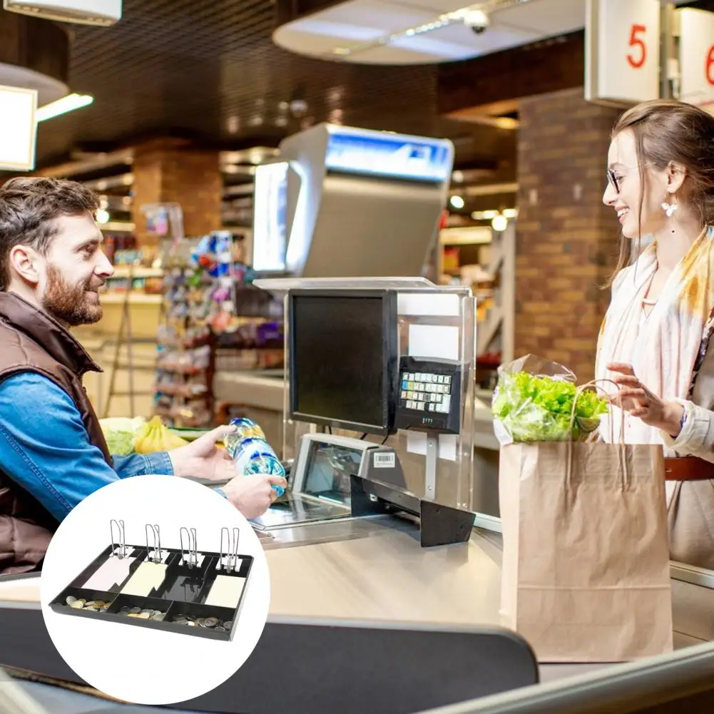 현금 서랍 트레이 레지스터 서랍 삽입 트레이, 다중 구획 디자인, 정리함 보관함