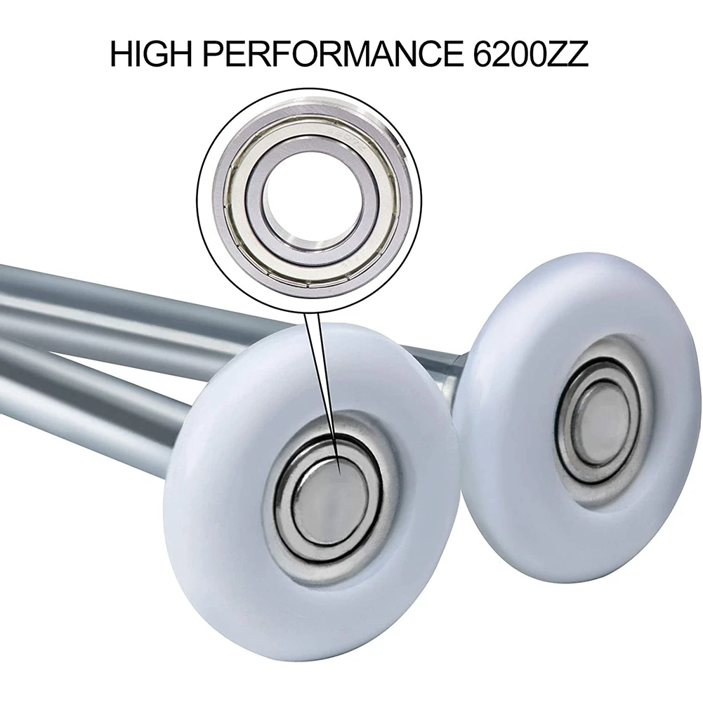 12Pack 2 Inches Garage Door Rollers, 6200ZZ Bearing Nylon Garage Door Roller,for Residential and Commercial Garage Doors HOT 2