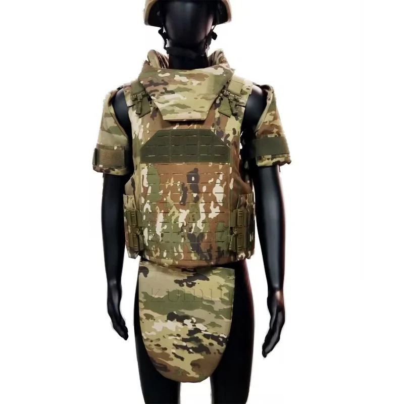 軍配備のフルプロテクション・タクティカルベスト フルプロテクションプレートキャリア レーザーカット スナップ