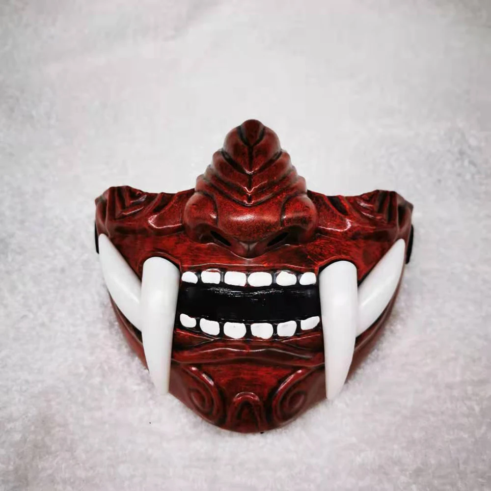 Samurai Oni Maske Von Zhangpu – Gruselige Vollmaske Für Halloween & Cosplay
