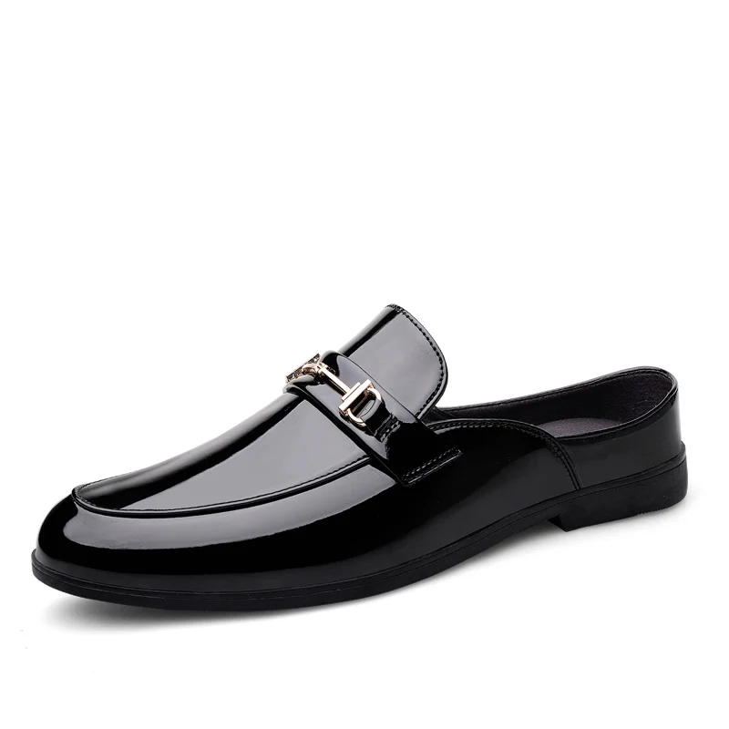 sachin and babi light blue dress Rohde Men's Backless Leather House Shoe – Hobson Shoes main image 1