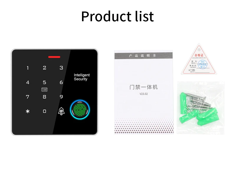 TF886-03 125Khz+13.56Mhz Access Control Reader Fingerprint Support Management Ca