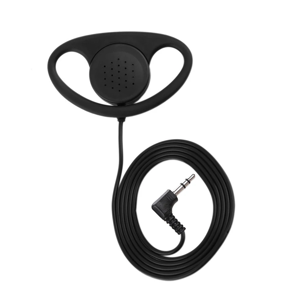 D Shape Soft Ear Earpiece 3.5mm Plug Single Side Headset Headphone Wired Earphone for Laptop PC Mobile Phone Noise Reduction wired headphones wired earphone wired earbuds wired headset