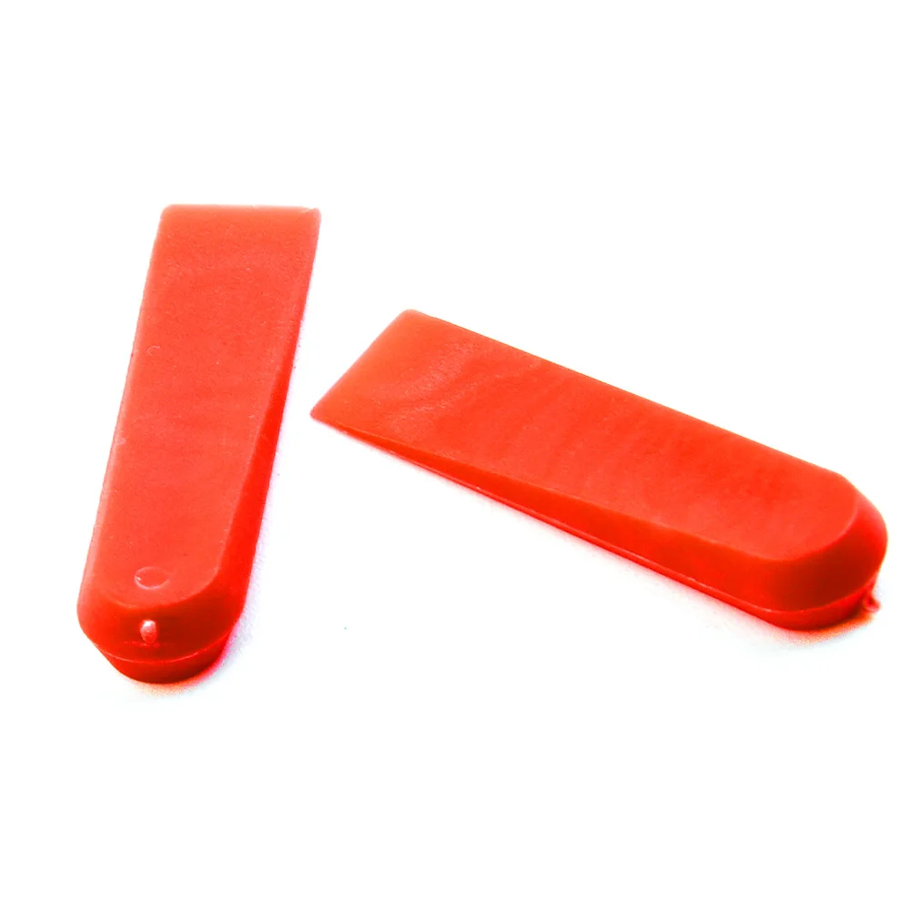 

100 X Tile Spacers Plastic Tile Leveling System Reusable Laying Level Wedges Red Leveler Wall Flooring Tiling Tools