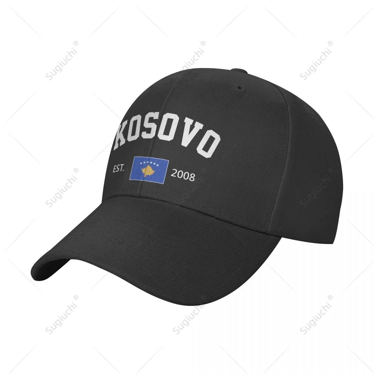 

Unisex Baseball Cap Kosovo EST.2008 Independence Day Wild Sun Shade Peaked Adjustable Outdoor Caps for Men Women