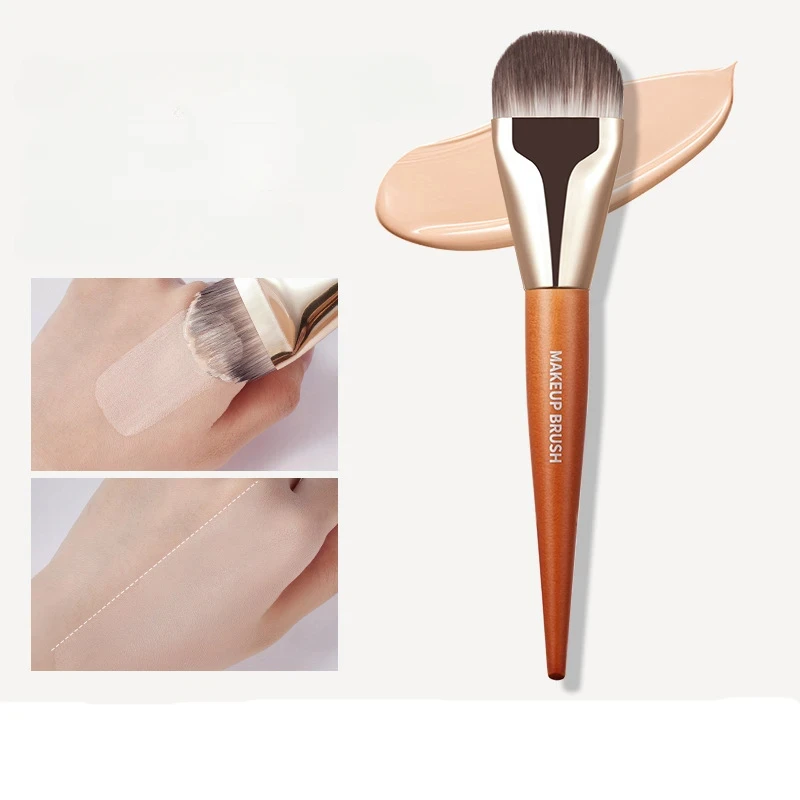 Makeup Brushes Foundation Professional Brush Tongue Shaped Liquid Foundation Concealer Brush Women Face Base Makeup Beauty Tools - 3