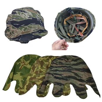 GUERRA DEL VIETNAM US ARMY MITCHELL HBT Woodland CAMO COPERTURA CASCO MILITARE Corpo dei Marines per copertura pentola M1, SENZA CASCO