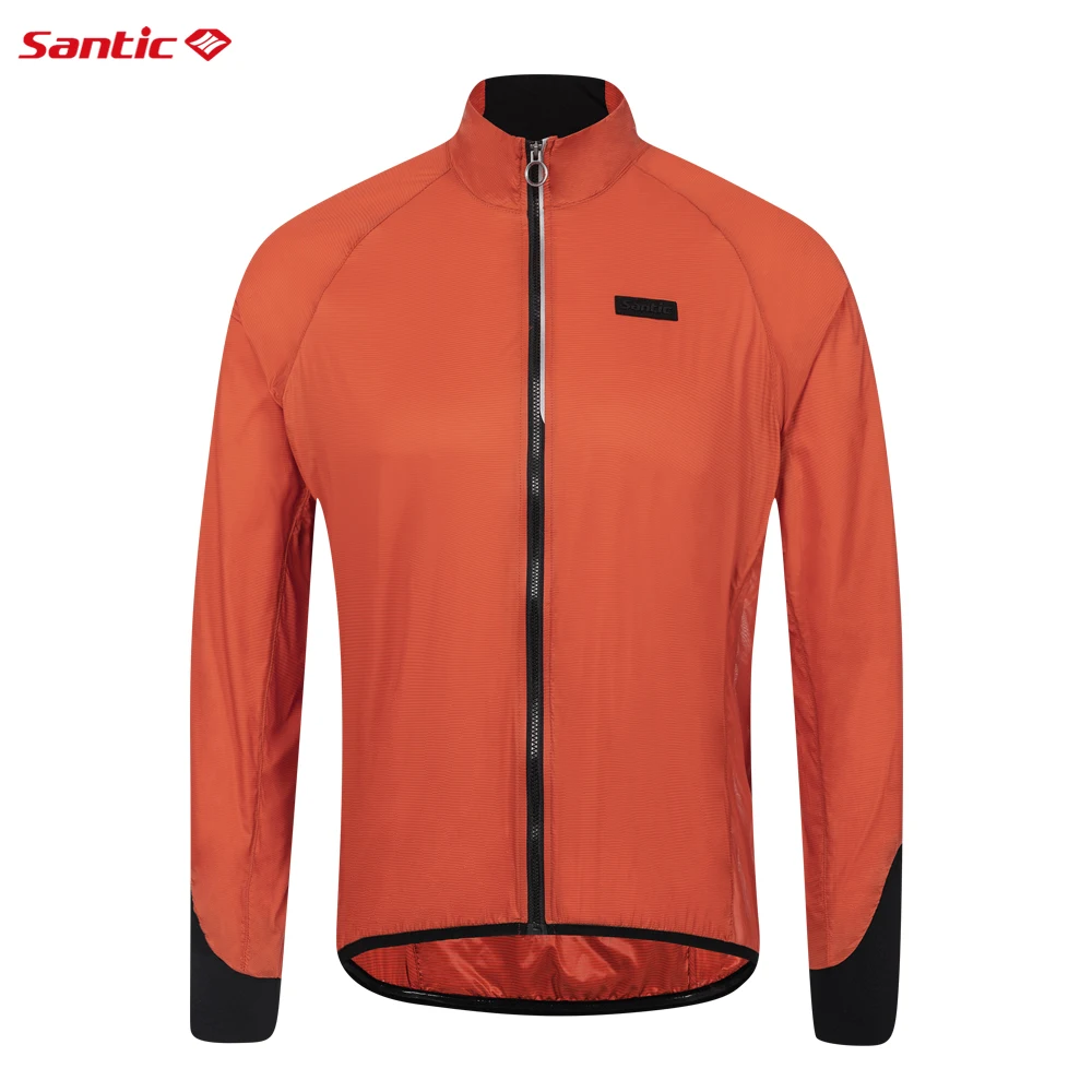 

Santic Men Cycling Jackets Windproof Rain-proof MTB Clothes Road Cycling Outdoor Sports Overcoat Sunscreen Skin Clothes