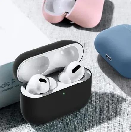 

Silicone Cover Case for AirPods 3 Protective Case For Earphone Protector Skin Bluetooth-Compatible Earphone Cover