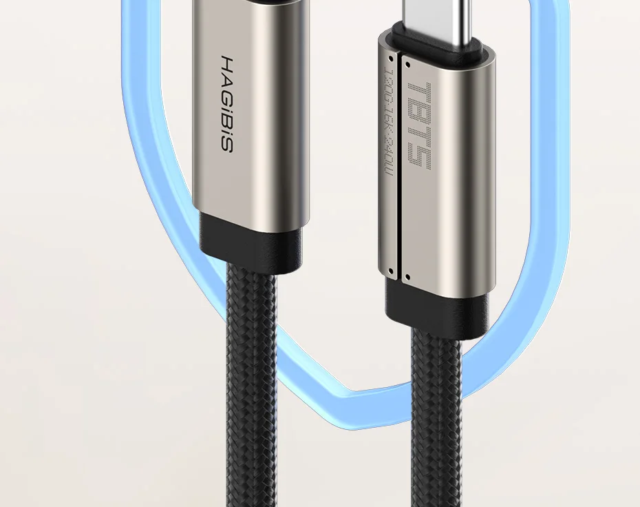 Hagibis Thunderbolt 5 USB-C Cable 120Gbps 240W 16K