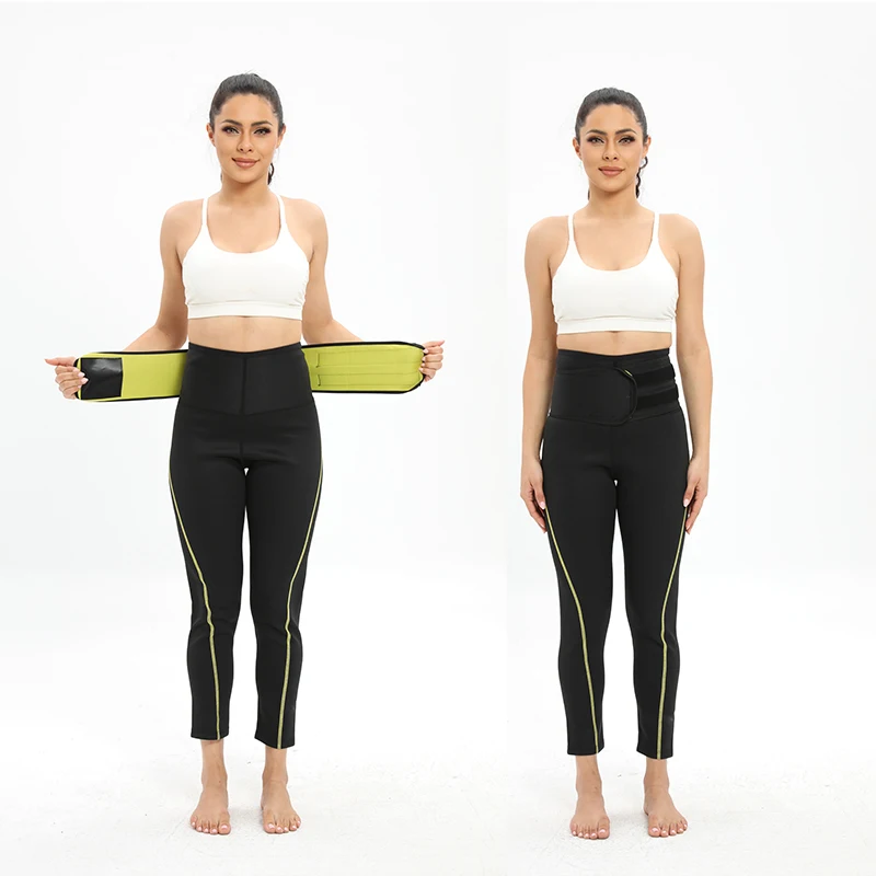 

Women Shaper Pants Body Shaper Hot Sweat Sauna Effect Pants Slimming Waist Belt Belly Control Shapewear Workout Gym Leggings