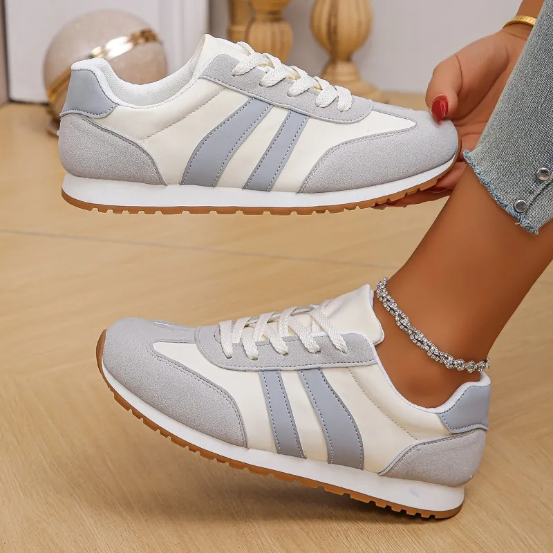 Women's Casual Cloth Surface Lightweight Sport Shoes 2025 Spring Autumn All-match Breathable Running Sneakers Zapatos De Mujer 5