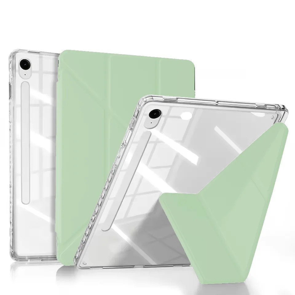 Enhanced Tablet Case with Pencil Slot and Trifold Stand