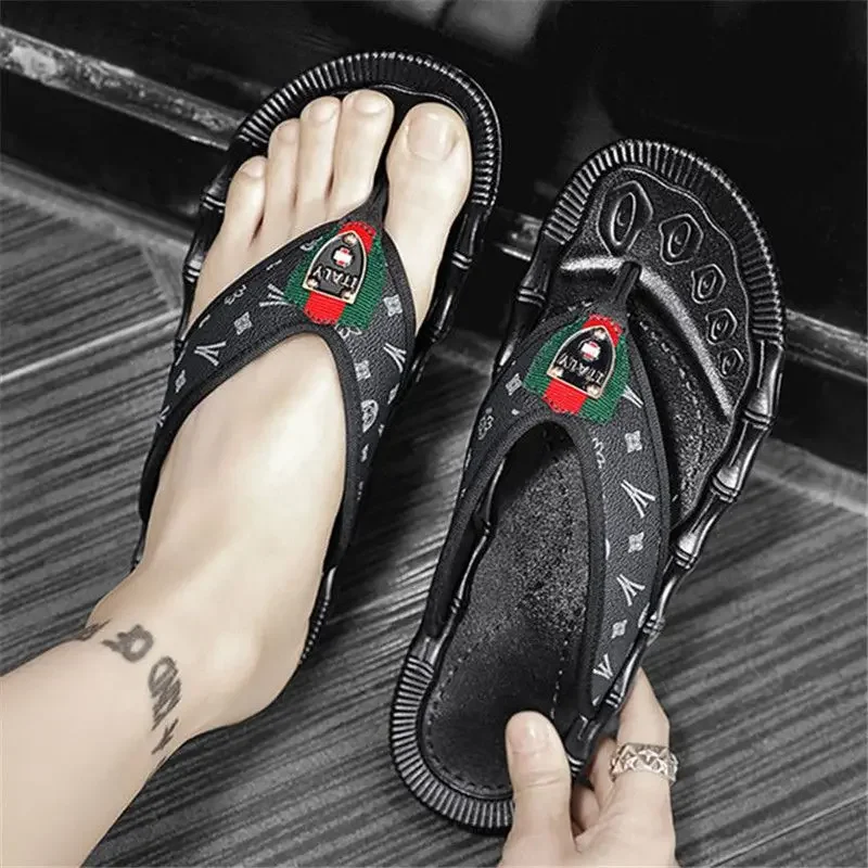 

Summer Slippers Men's Outdoor Korean Personalized Sandals Non slip External Sandals Flip flops