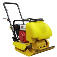 Gasoline Plate Compactor Small Compaction Plate Compactor Asphalt Road Backfill Soil Vibration Plate Compactor Power Tools 5500W 2