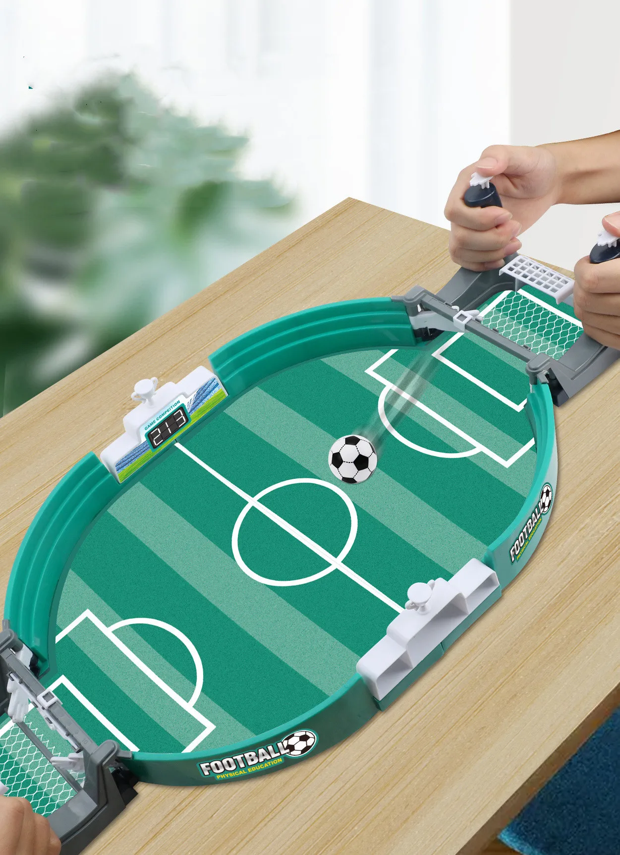 Jogo Futebol Infantil De Mesa Pebolim Pinball Fliperama Manual