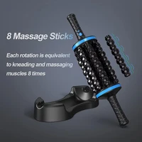 NEW Cordless Roller Body Massage Rechargeable Vibrators 360 Rolling Percussive Massager Muscle Relaxation Back Foot Leg Relaxer 4