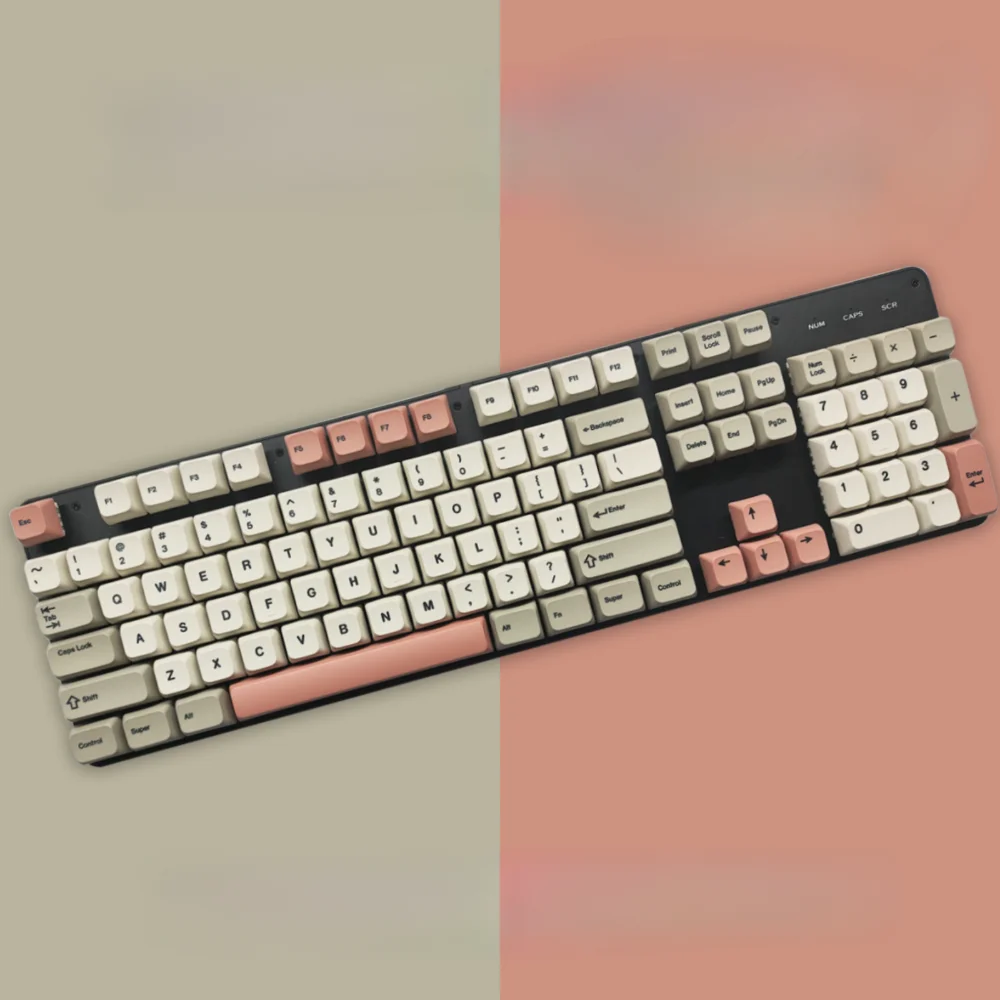 

Retro Style 9009 XDA Keycaps PBT Japanese/Korean Multi-language Customised Suitable for 60/64/84/98/108 Mechanical Keyboards