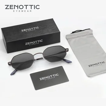 Retro Polygon Polarized Sunglasses 1