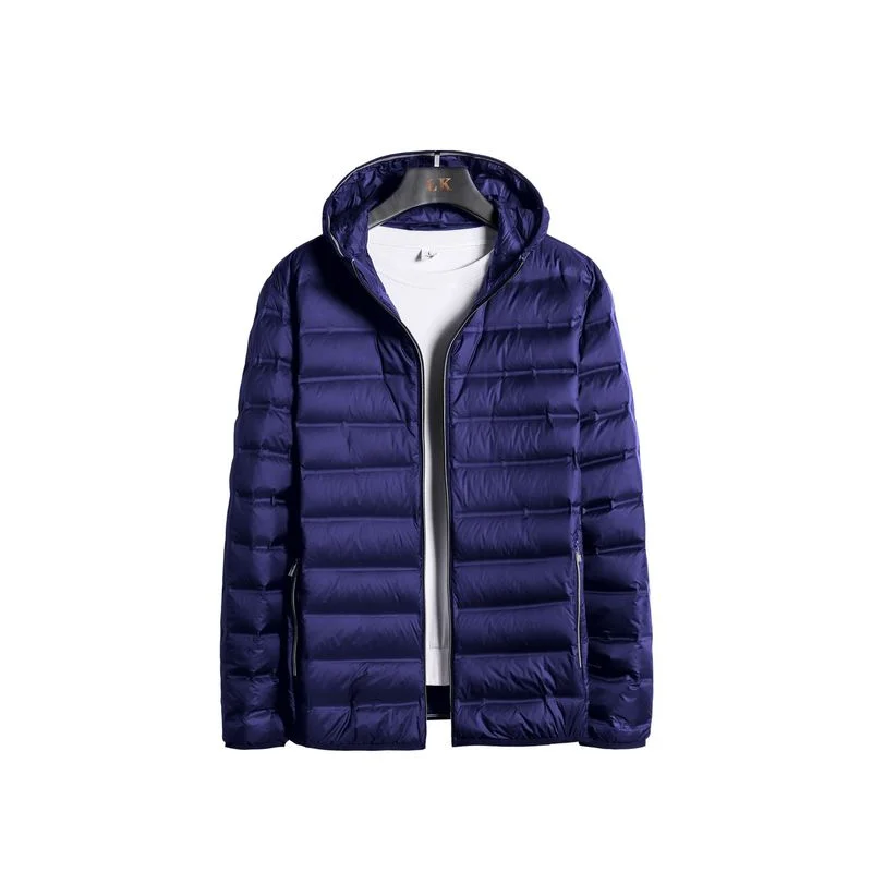 Down Jacket Anti-splashing Lightweight Puffer Jacket 90% White Duck Down Men's Hooded Water and Wind-rainproof Keep Warm Down Coats 5XL 6XL