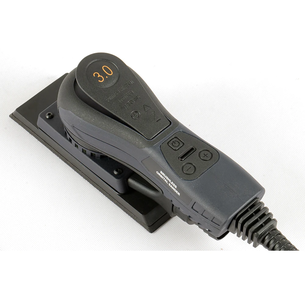 70*198 Square Orbital Electric Sander Brushless Sander 2.5mm 50mm For Car 400W